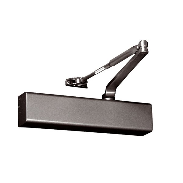 Yale Door Closer, Tri-Packed Regular, Parallel, Top Jamb Mont, Non-Hold Open, Size 1-6, Slim Line Cover 3301 690